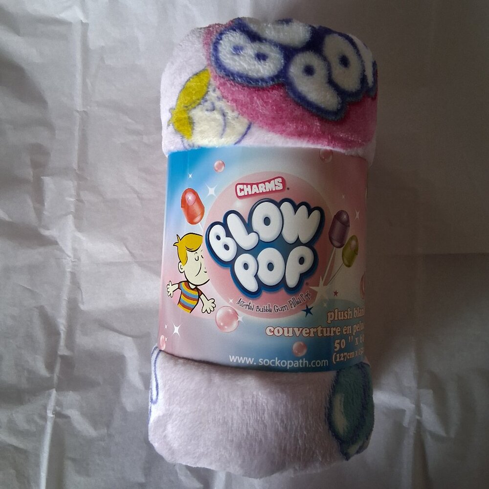 Blow Pop Plush Throw Blanket (50×60)
